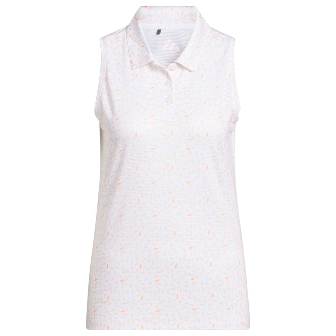 adidas Women's Ultimate365 Printed Ottoman Sleeveless Golf Polo
