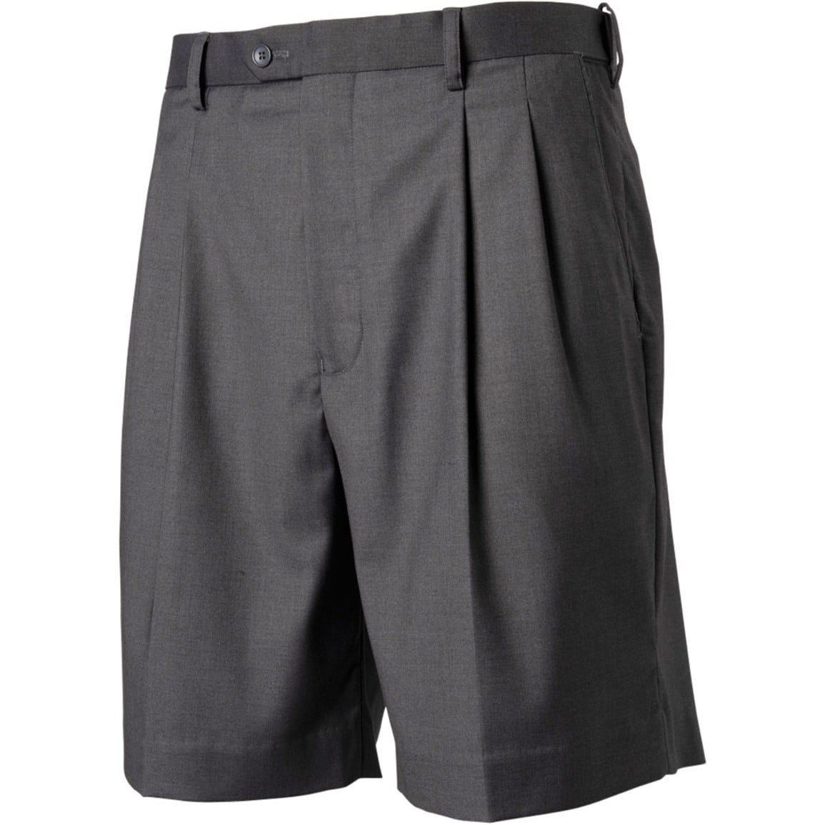 Bocaccio Men's Pleated Expandable Waistband 9" Golf Shorts
