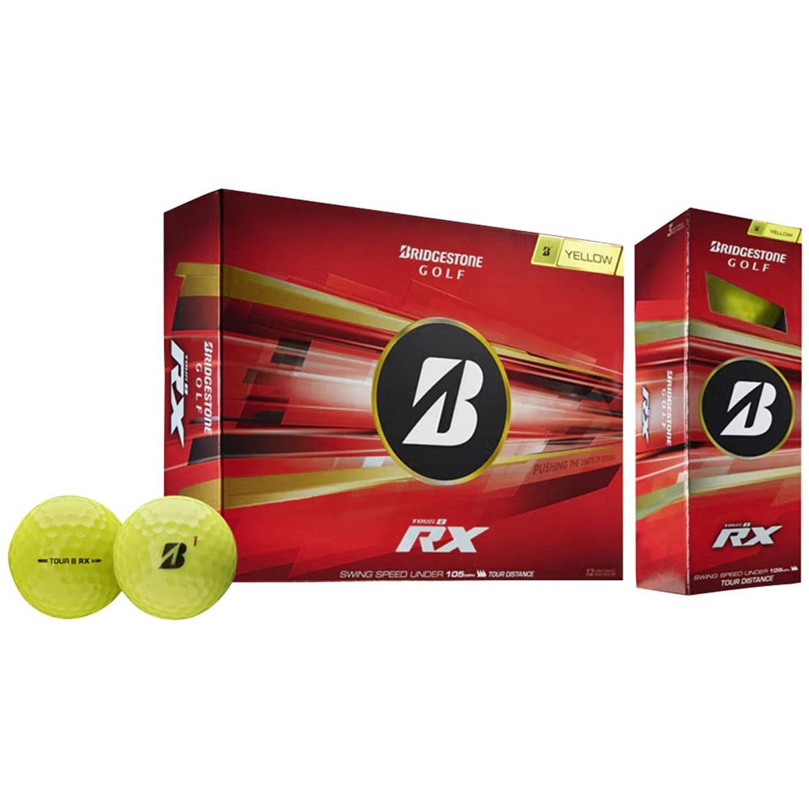 Bridgestone 2026 Tour B RX Personalized/Logo Yellow Golf Ball