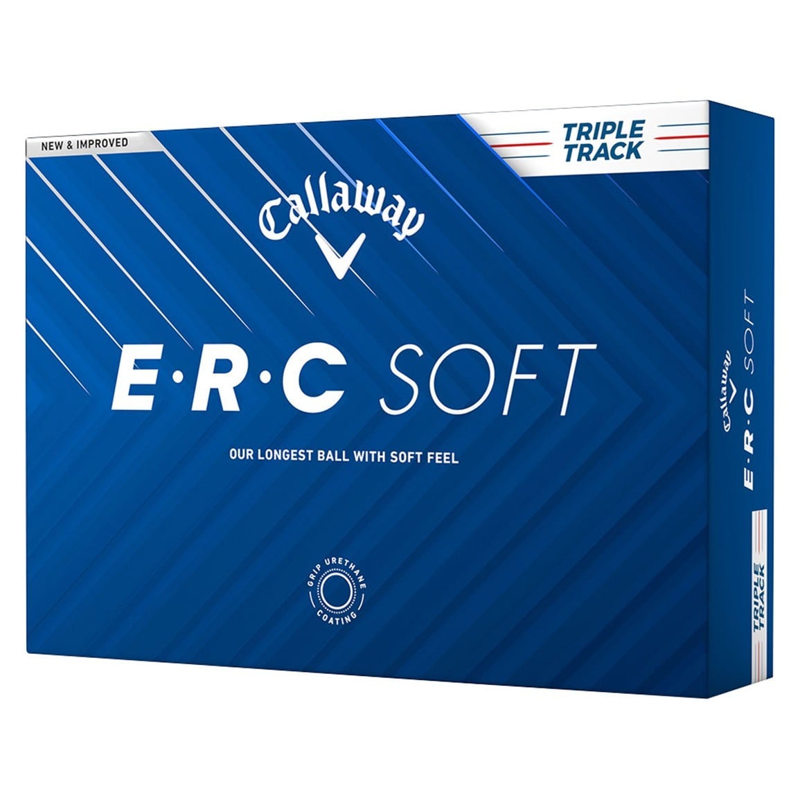 Callaway 2025 ERC Soft Triple Track Personalized/Logo White Golf Ball