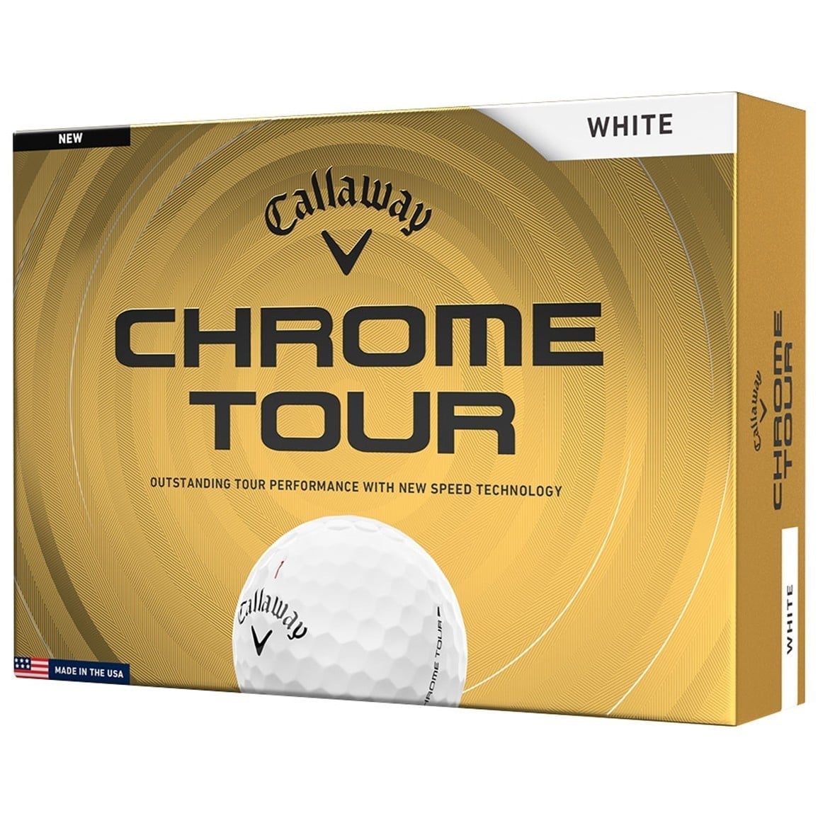 Callaway 2026 Chrome Tour Personalized/Logo White Golf Ball