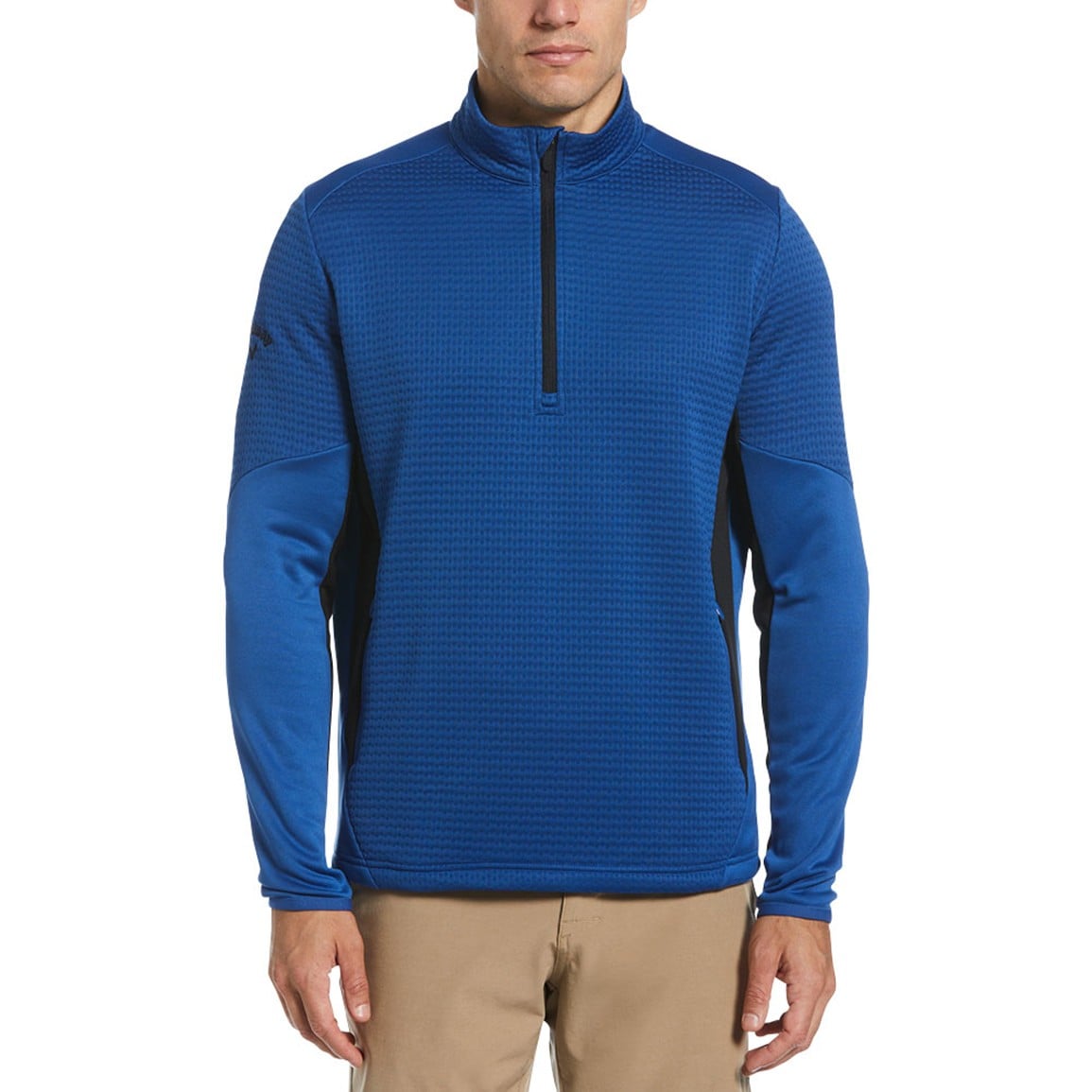 Callaway Men's Opti-Dri Midweight Textured 1/4 Zip Golf Pullover