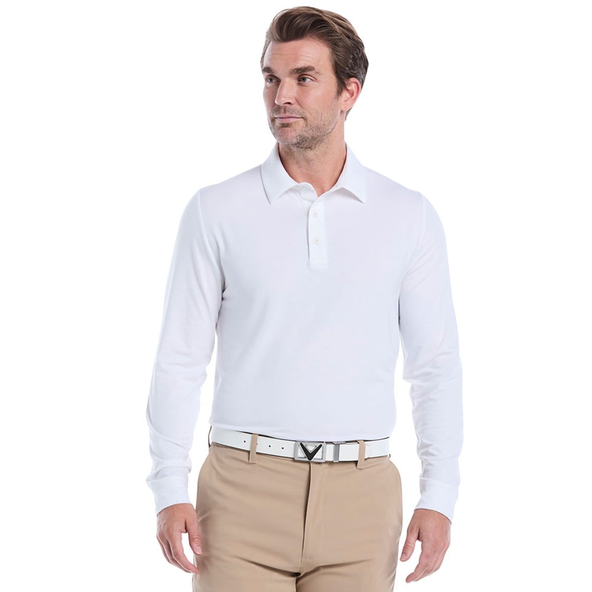 Callaway Men's Soft Touch Long Sleeve Golf Polo