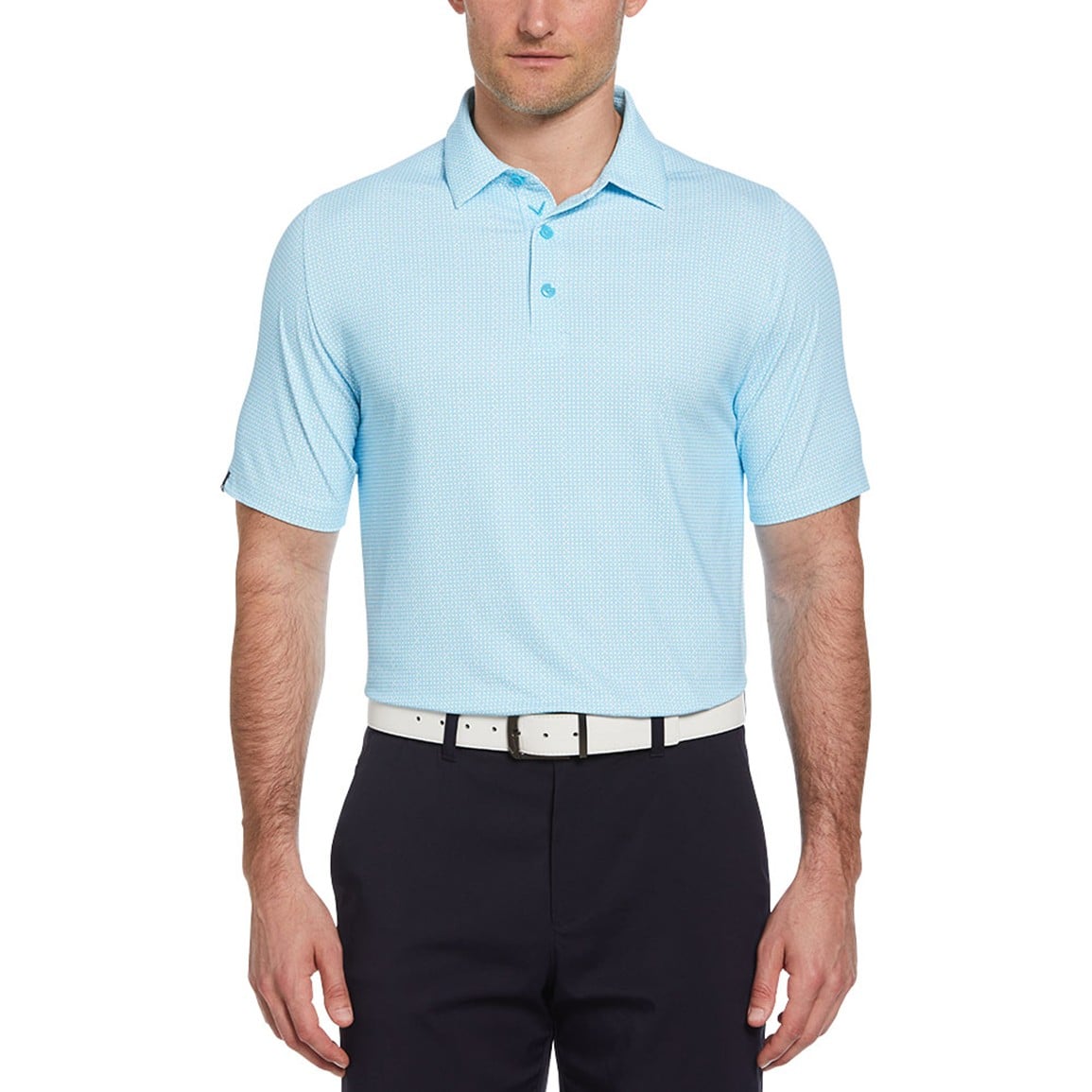 Callaway Men's Swing Tec Foulard Print Golf Polo