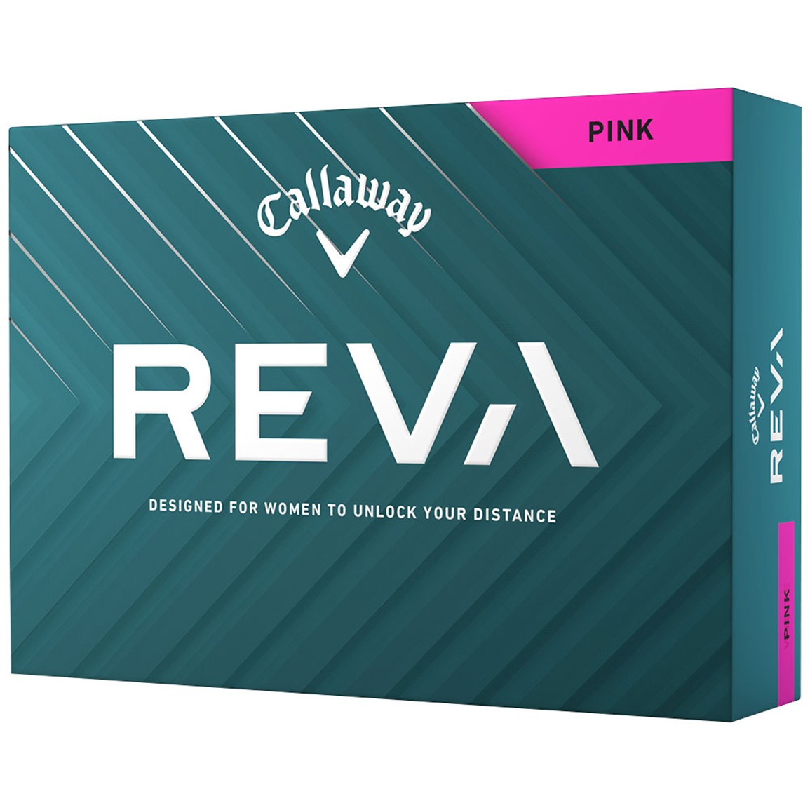 Callaway REVA Pink Personalized Golf Balls