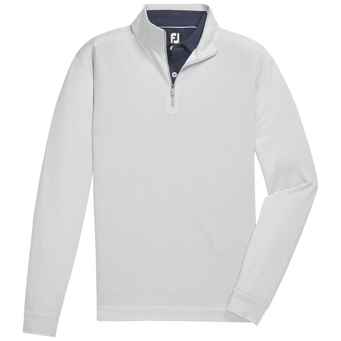 FootJoy Men's Houndstooth 1/4 Zip Golf Pullover