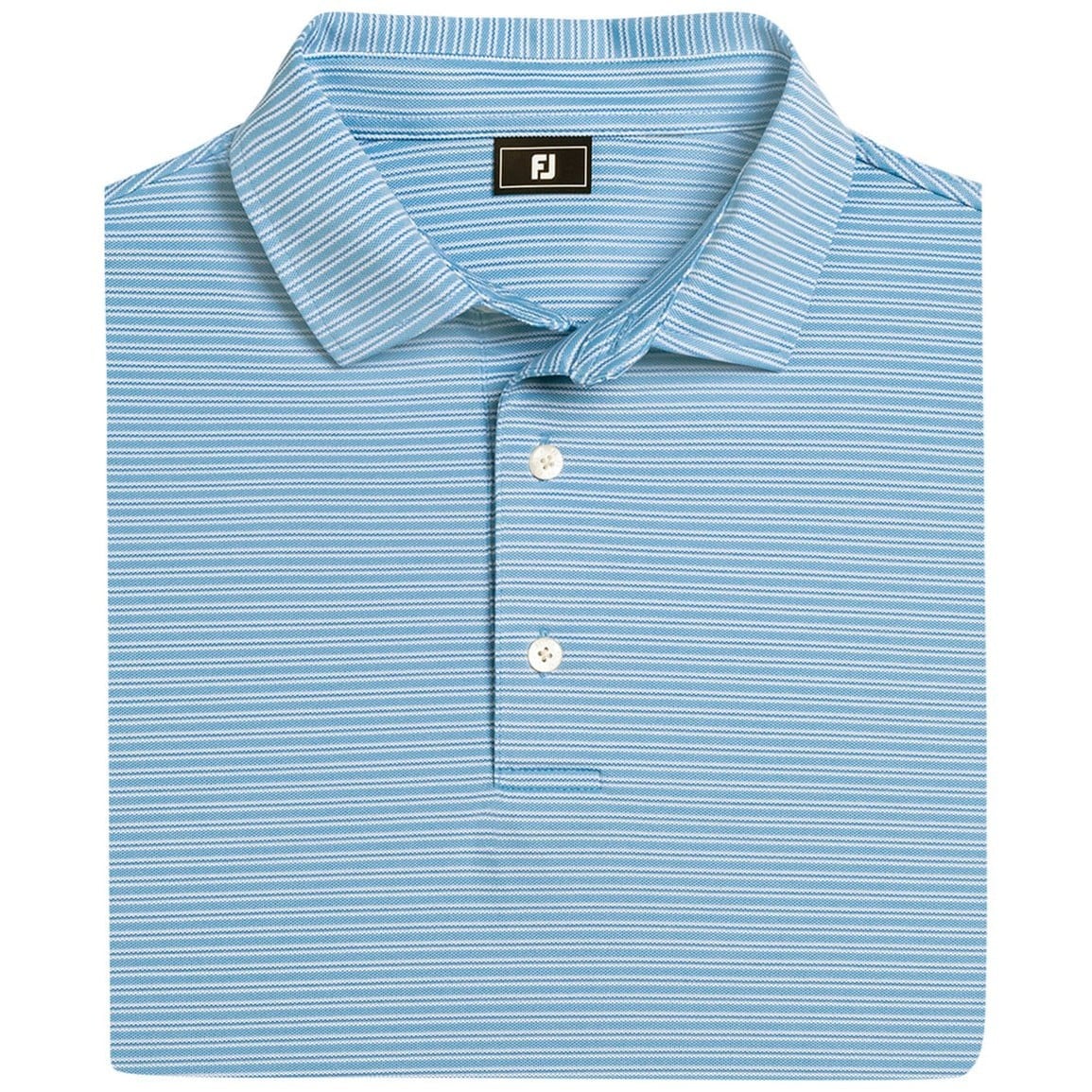 FootJoy Men's Multistripe Stretch Pique Golf Polo