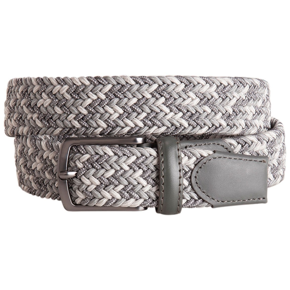 GN Collection Men's Multi Color Speckle Braid Perf Stretch Golf Belt