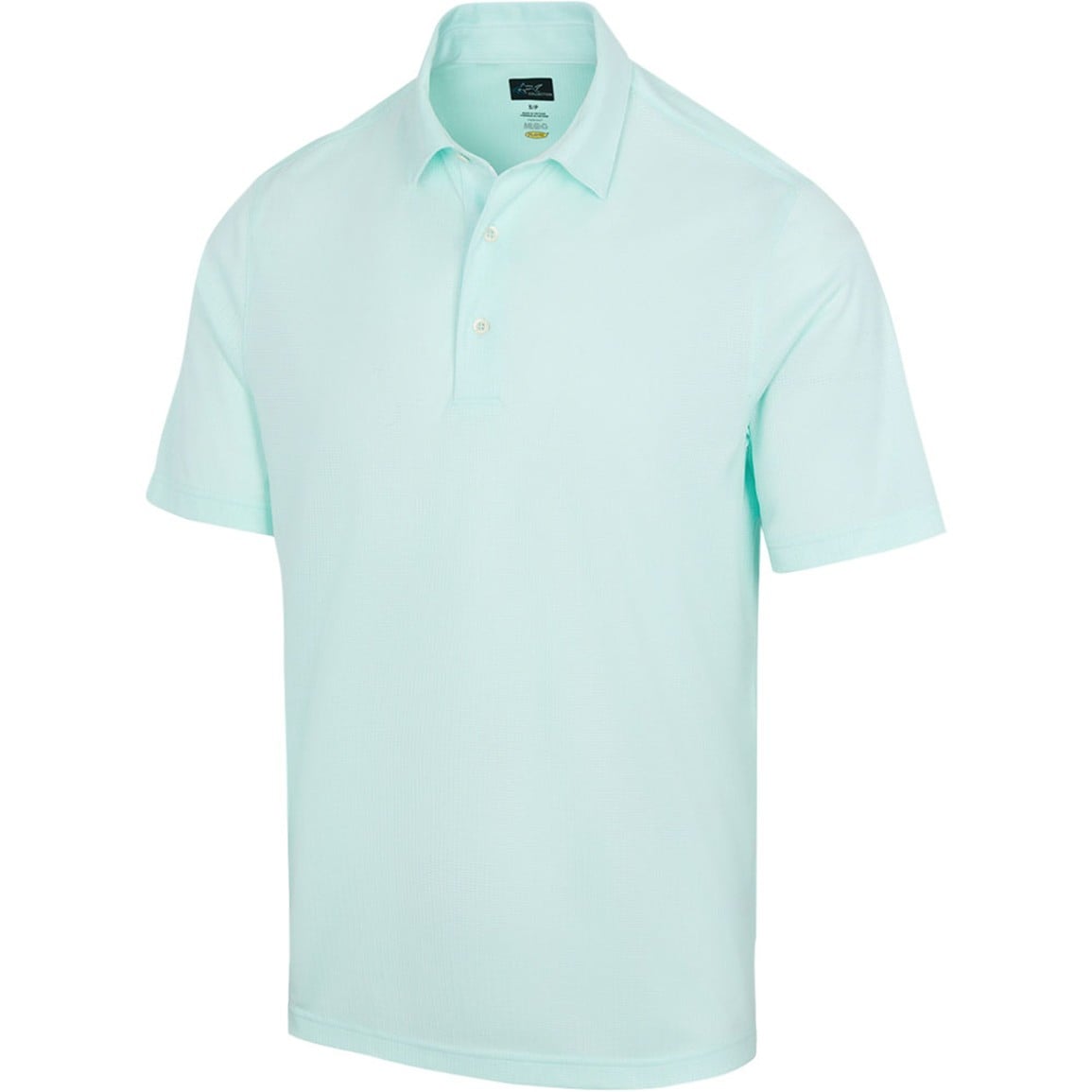 Greg Norman Men's ML75 Recycled Microlux Flag Golf Polo