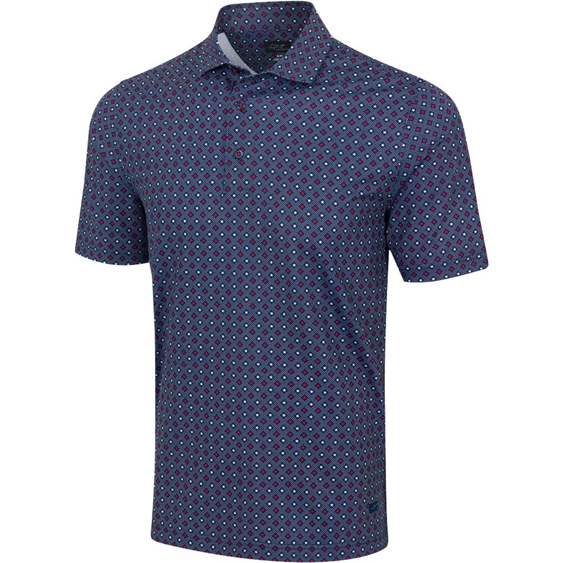 Greg Norman Men's ML75 Star Stripe Golf Polo