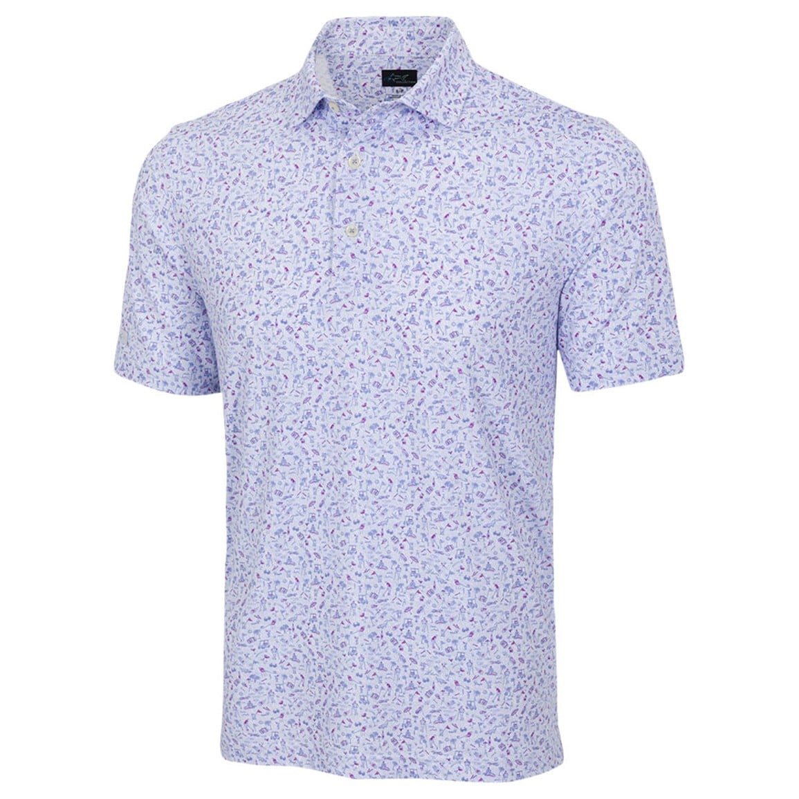 Greg Norman Men's ML75 Tee Time Getaway Golf Polo