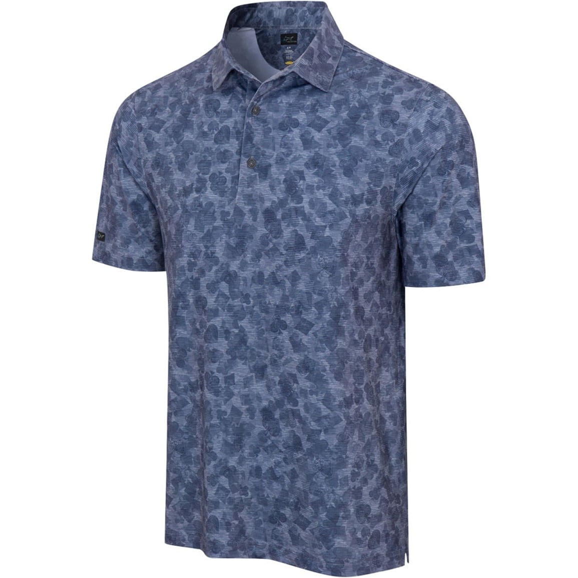 Greg Norman Men's Playdry Solitare ML75 Stretch Golf Polo