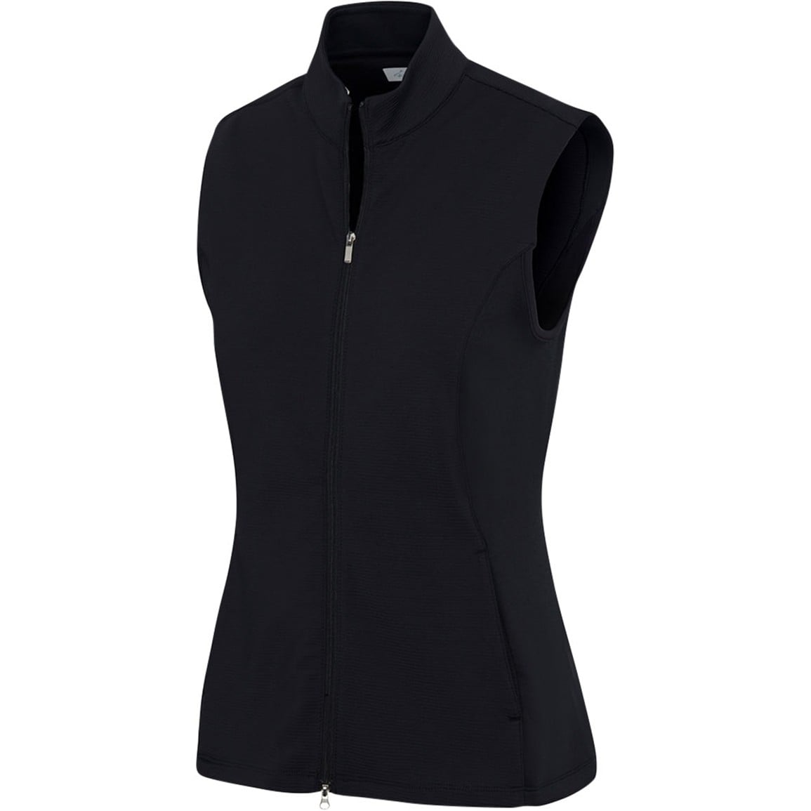 Greg Norman Women's Ottoman Rib Mock Golf Vest