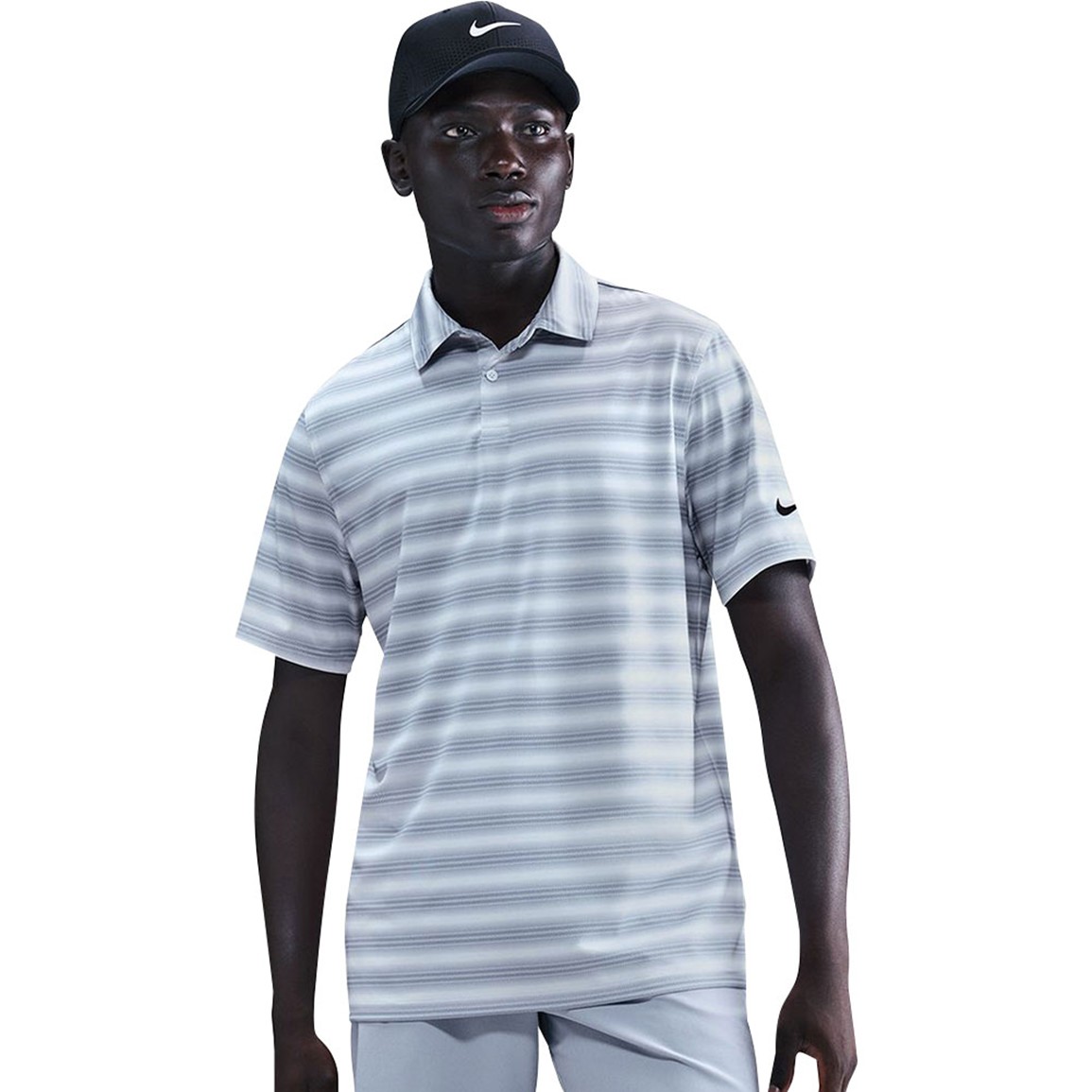 NIKE Men's Dri-FIT Velocity Stripe Golf Polo