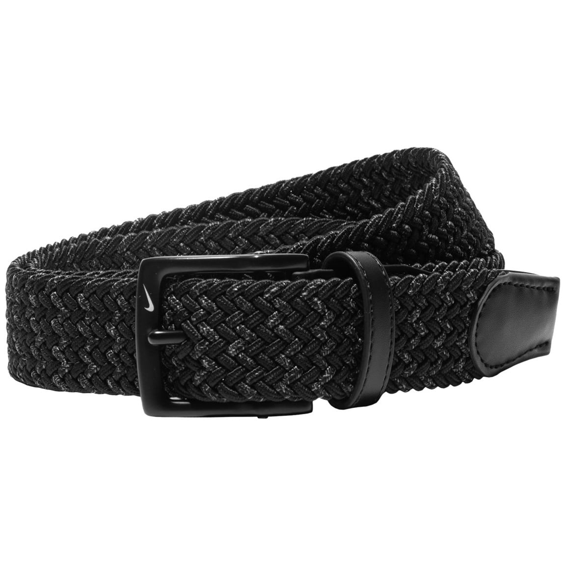 NIKE Men's Solid Heathered Stretch Woven Golf Belt