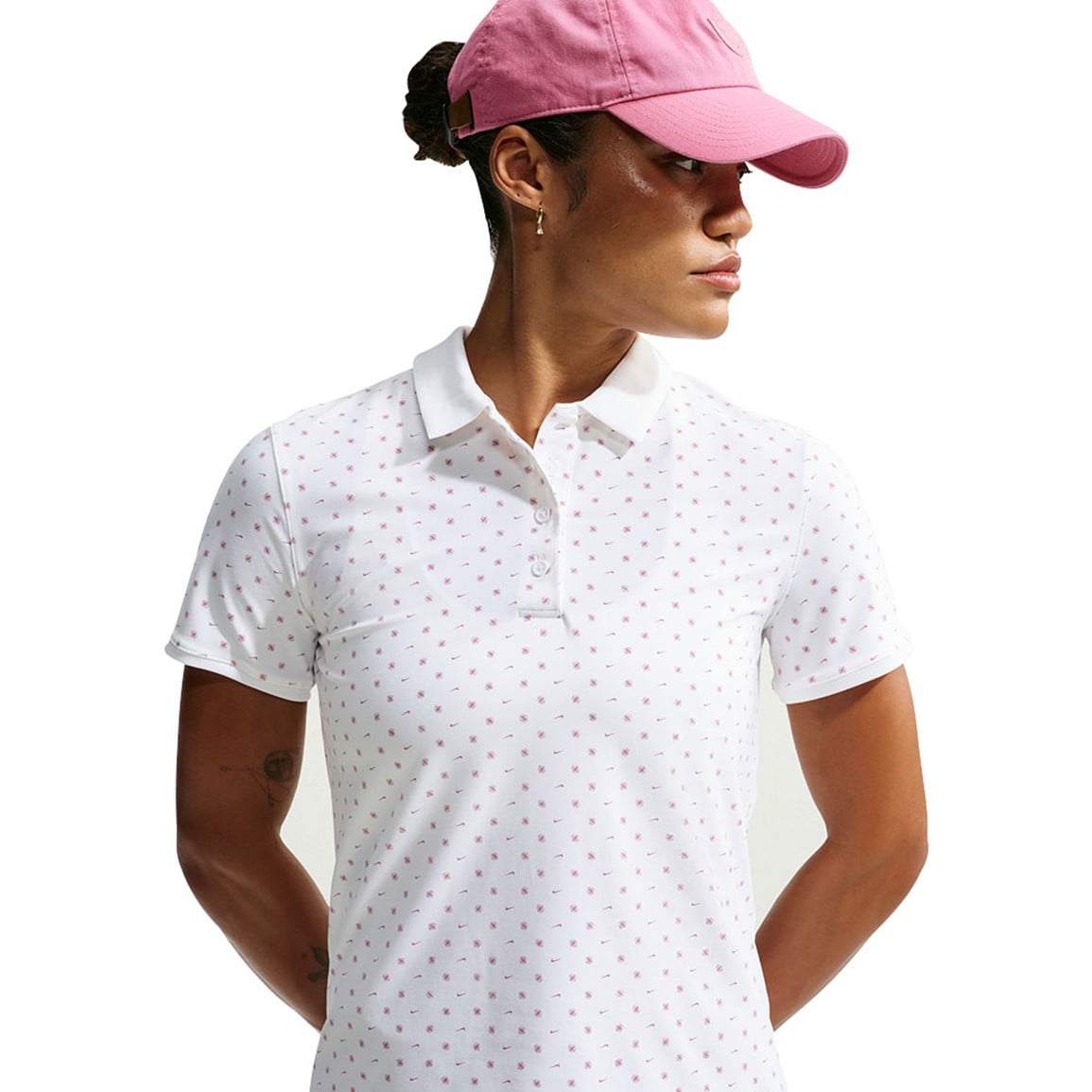NIKE Women's Dri-Fit Victory Printed Golf Polo
