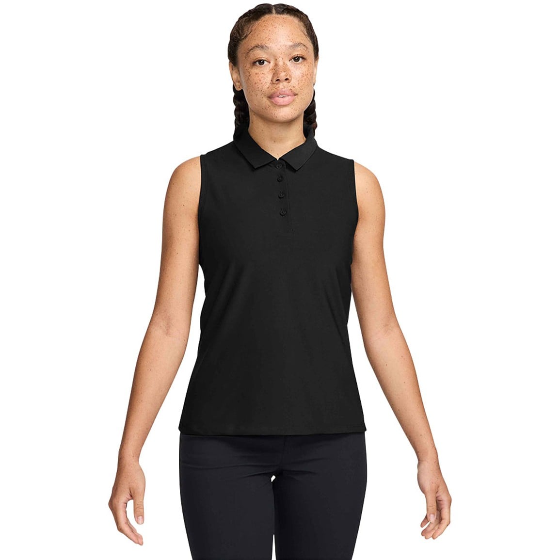 NIKE Women's Victory Sleeveless Golf Polo
