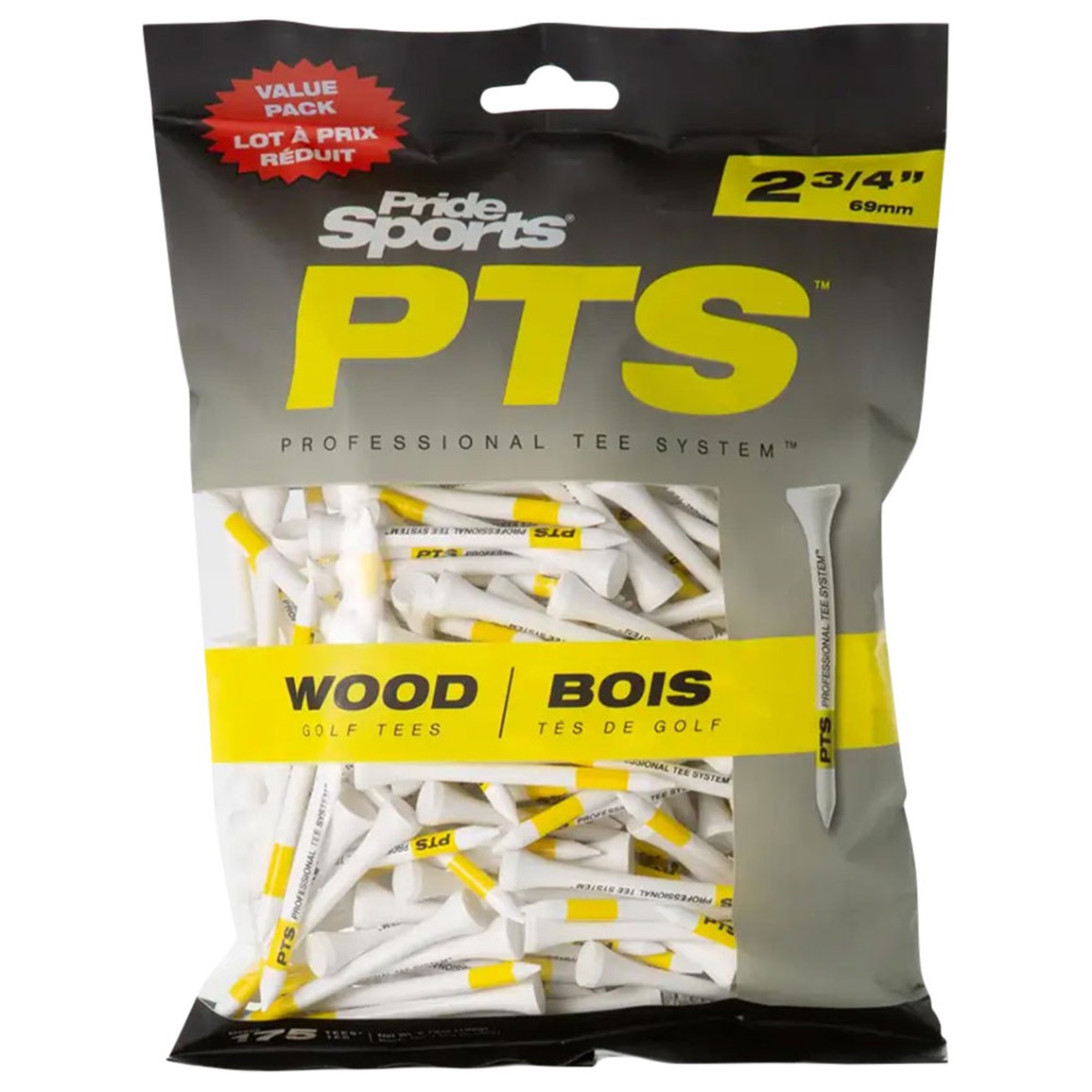 Pride Sports PTS Wood Tees Value Pack