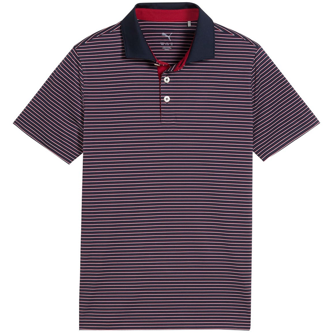PUMA Junior MATTR Stripe Golf Polo