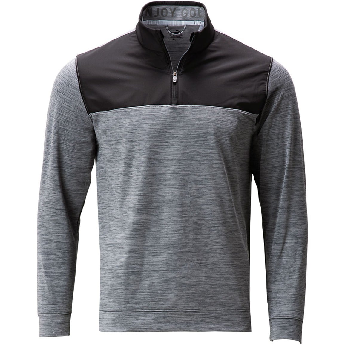 PUMA Men's Cloudspun Colorblock 1/4 Zip Golf Pullover