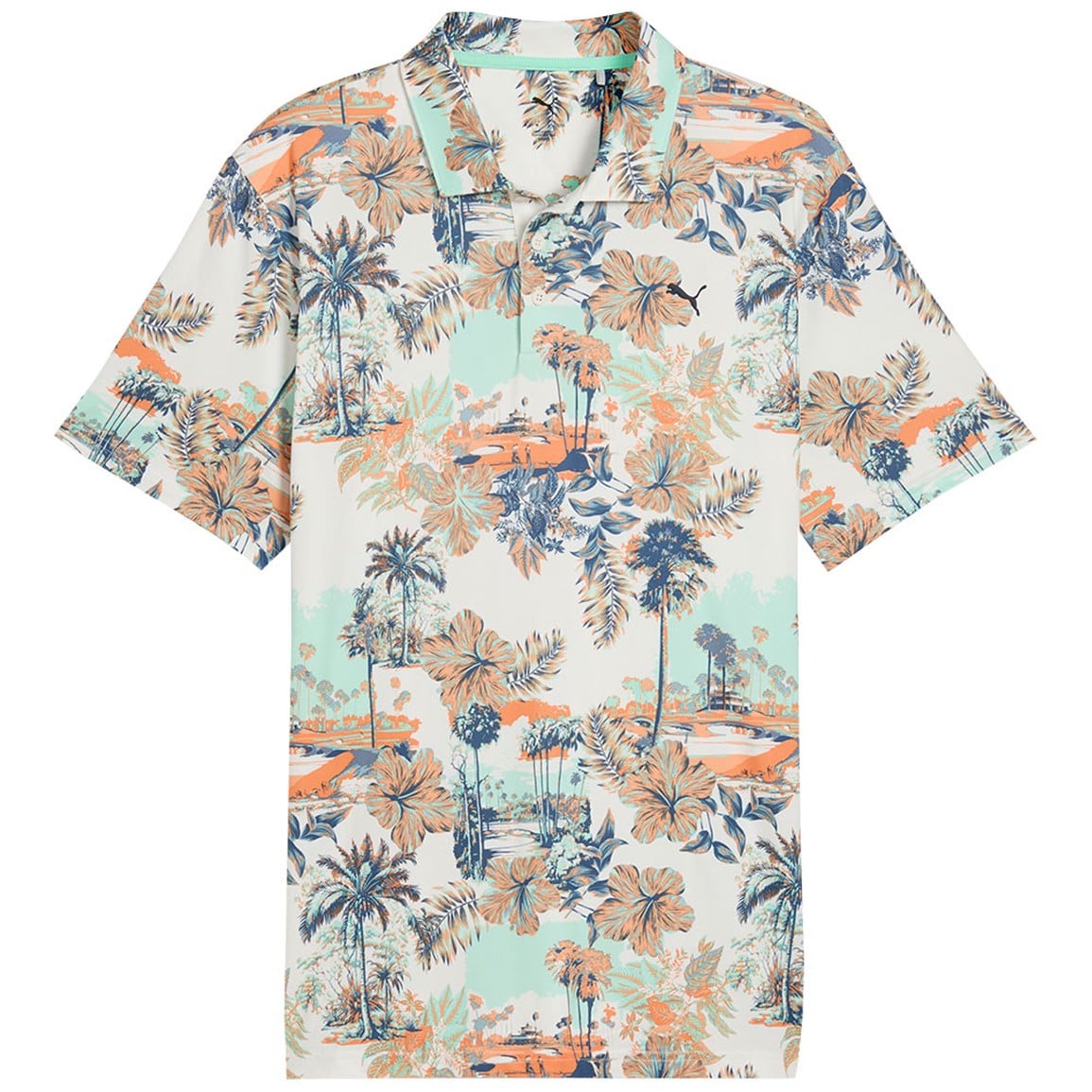 PUMA Men's Cloudspun Palm Golf Polo