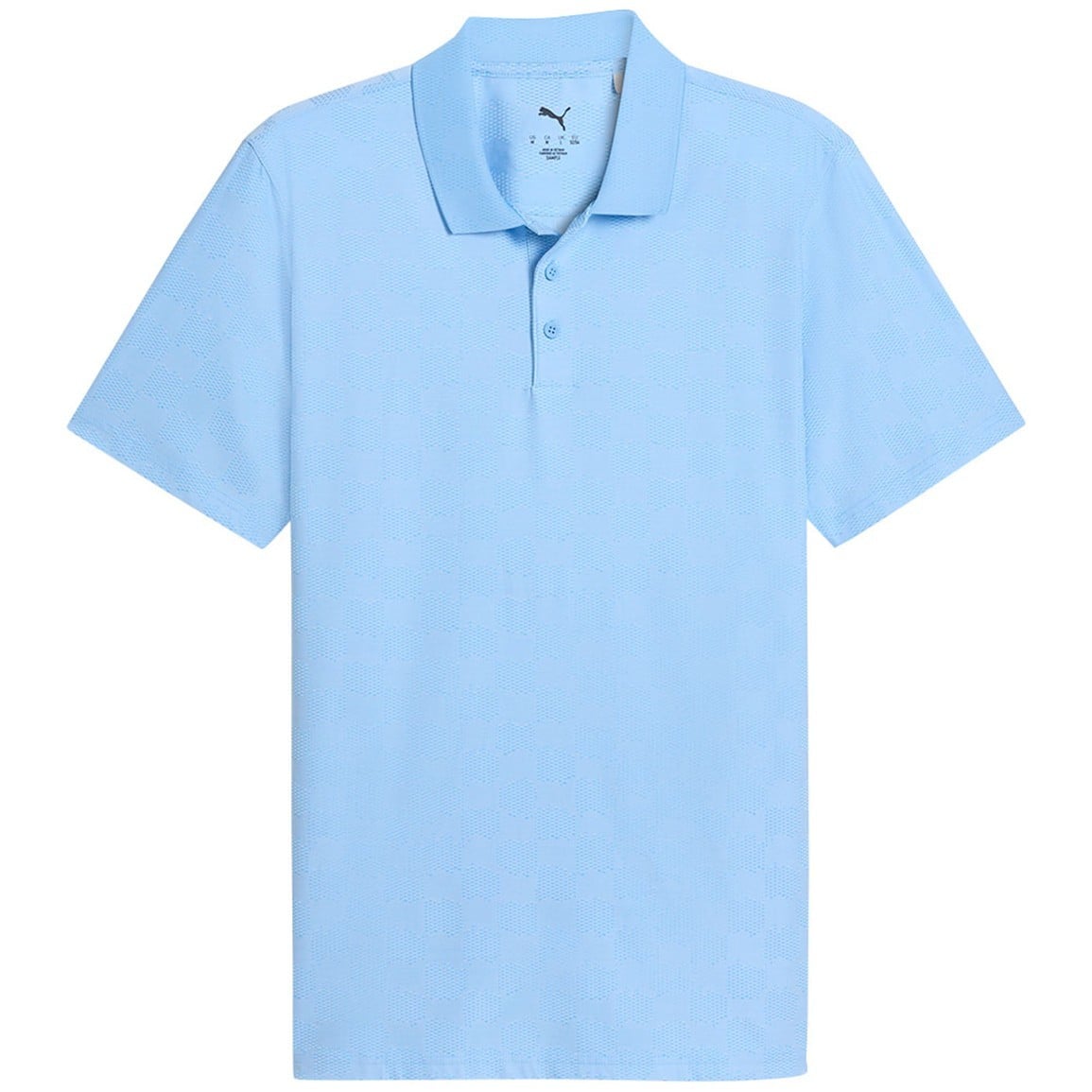 PUMA Men's MATTR Check Jacquard Golf Polo