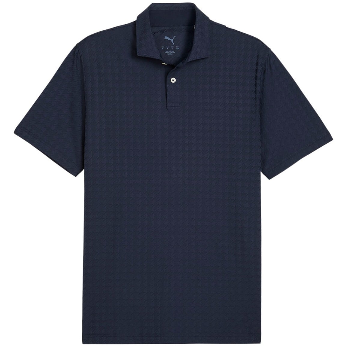 PUMA Men's MATTR Houndstooth Golf Polo