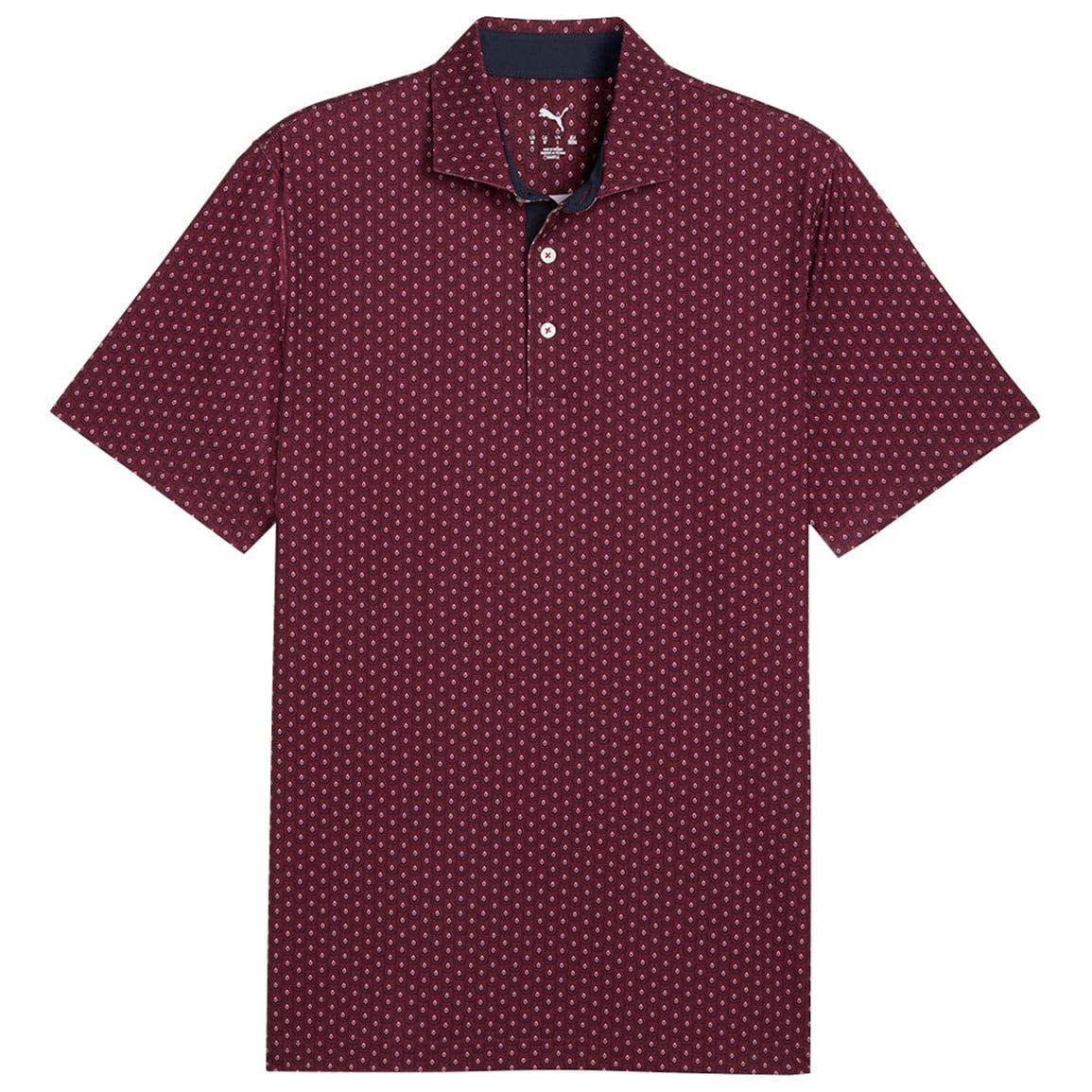 PUMA Men's MATTR Lotus Print Golf Polo