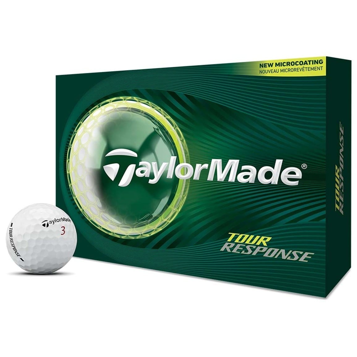 TaylorMade 2026 Tour Response Personalized/Logo White Golf Ball