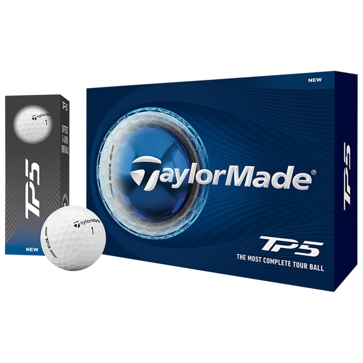 TaylorMade 2026 TP5 Personalized/Logo White Golf Ball