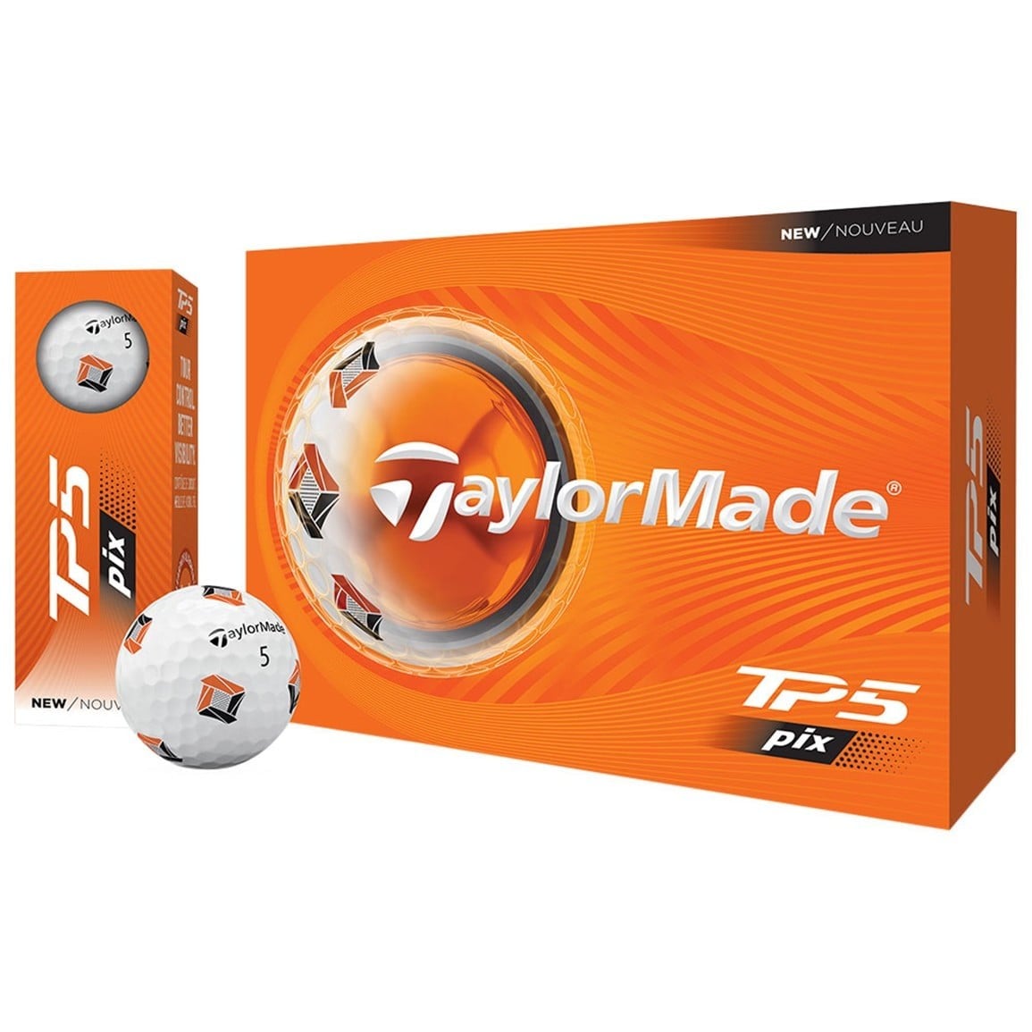 TaylorMade 2026 TP5 PIX Golf Ball