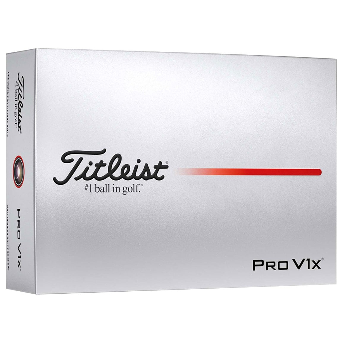 Titleist Pro V1x Enhanced Alignment Personalized White Golf Balls
