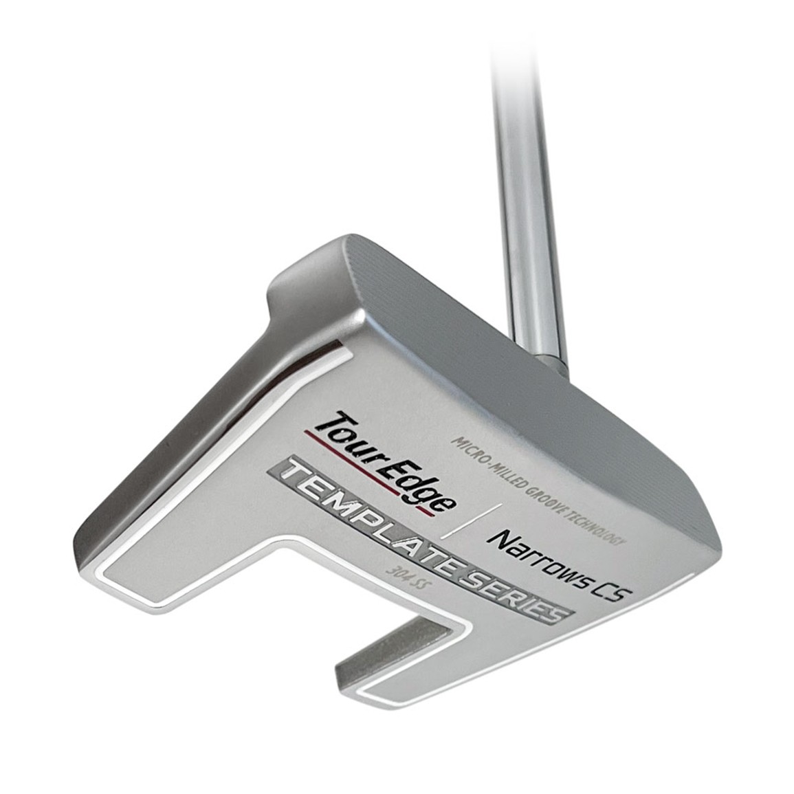 Tour Edge Template Silver PVD Narrows CS Putter