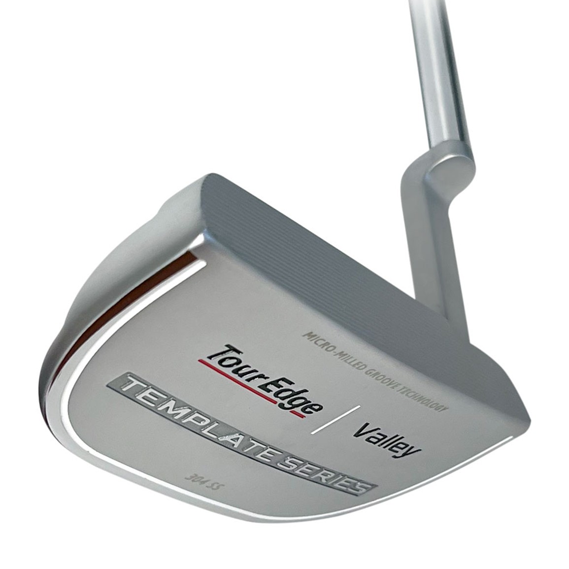 Tour Edge Template Silver PVD Valley Putter
